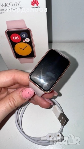 Смарт часовник Huawei watch fit Tia B07 sakura pink, снимка 11 - Дамски - 53356694