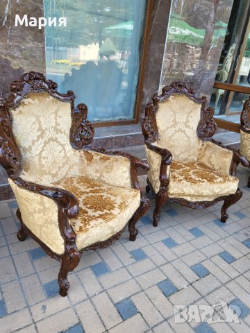 Барокова холна гарнитура 016, снимка 5 - Дивани и мека мебел - 41739387