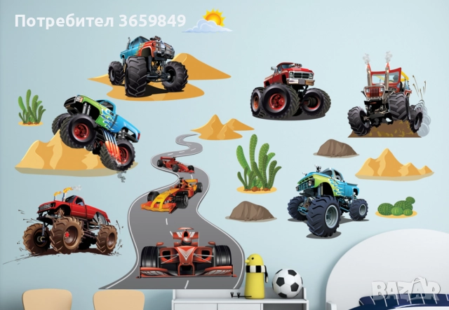 Комплекти стикери за детска стая, снимка 16 - Декорация за дома - 51638152