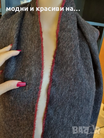 Шал Peruvian Connection от бейби алпака с две лица, снимка 5 - Шалове - 52167258