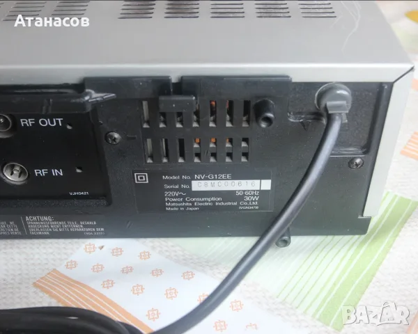 Panasonic NV-G12EE video recorder повреден, снимка 7 - Плейъри, домашно кино, прожектори - 55774746