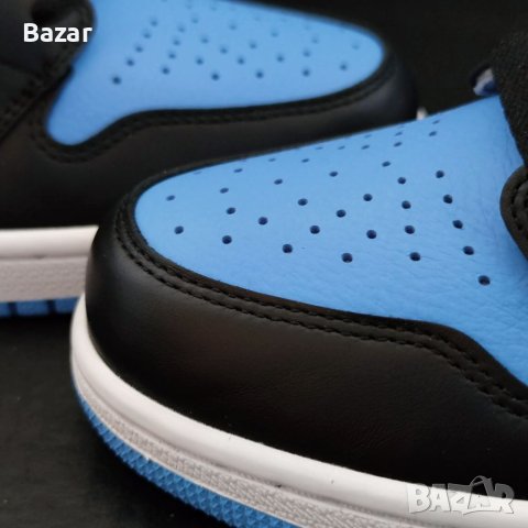 Nike Air Jordan 1 High UNC Blue Toe Нови Оригинални Мъжки Обувки Кецове Маратонки Размер 43 Номер, снимка 12 - Кецове - 40513476