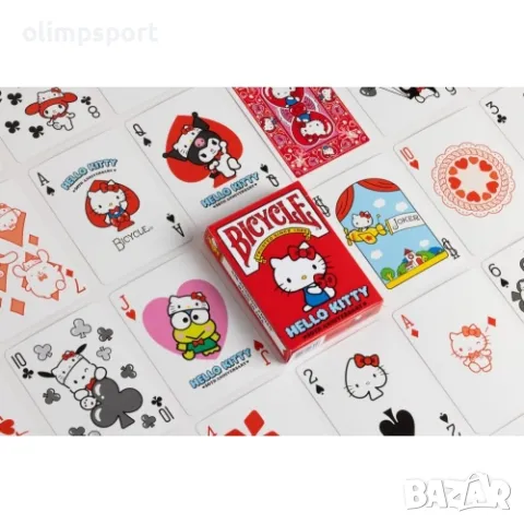 карти за игра BICYCLE HELLO KITTY нови  , снимка 3 - Карти за игра - 49540309