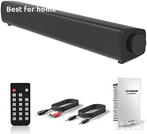 ROBOTE Bluetooth 5.0 стерео  саундбар за телевизор ,домашно кино, компютър, лаптоп, смартфон, MP3, M