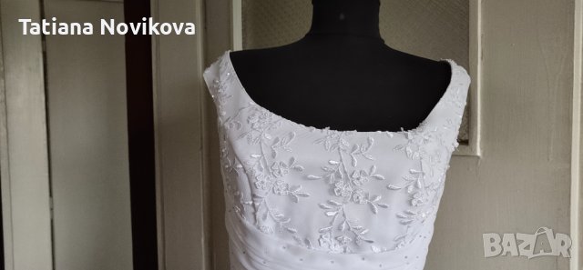 Бяла  булчинска рокля , снимка 3 - Сватбени рокли - 40269143