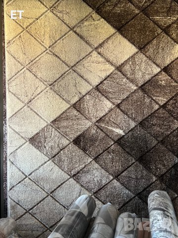 килим розово, сиво,жълто, снимка 2 - Килими - 39787605