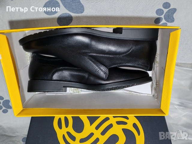 Стилни мъжки обувки от естествена кожа Salamander №45, снимка 11 - Официални обувки - 53793546