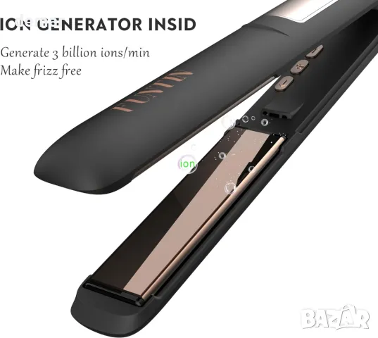 FUNTIN S10 преса за коса: 2 в 1 - изправяне или къзрене, снимка 3 - Преси за коса - 49791757