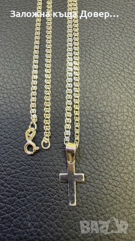 Сребърен  синджир кръст silver 925 чисто нови prasten lanec sinjir