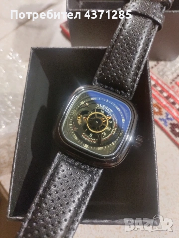 мъжки автоматичен часовник тип скелетон, снимка 4 - Мъжки - 53113375