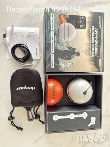 Deeper CHIRP+ 2 Limited Edition Arctic Grey – Много запазен – Пълен комплект