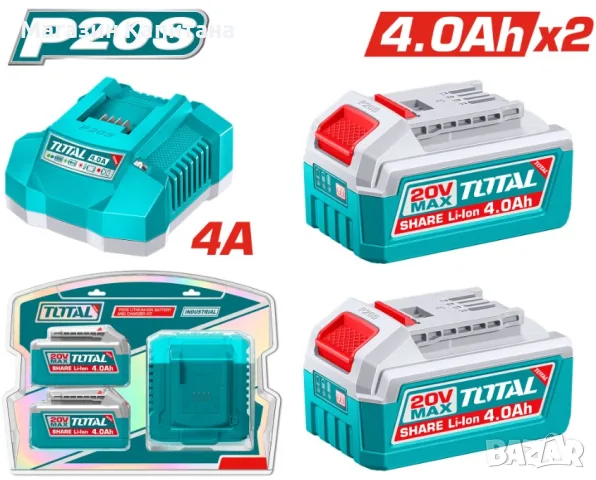 Акумулаторен вибратор за бетон 20 V 2x4AH жило 1,2м. Ф35, снимка 2 - Други машини и части - 56016561