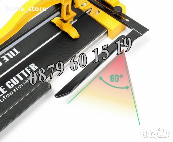 Релсова машина за рязане на плочки с лазер 600 мм + резервно ножче, снимка 4 - Измервателни инструменти - 40892874