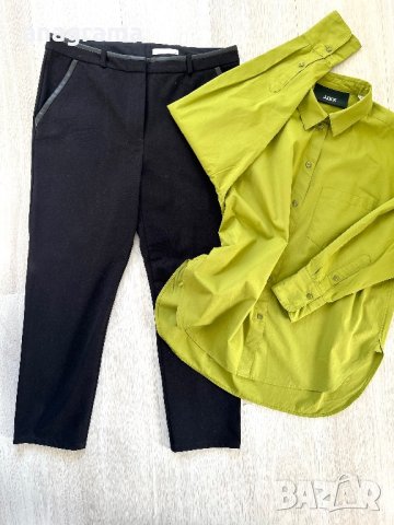 Hugo Boss елегантен  слим панталон  и риза JJXX в наситен цвят, снимка 7 - Панталони - 44208937