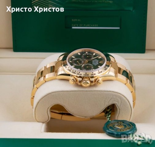 Луксозен мъжки часовник Rolex Daytona Cosmograph John Mayer 18 k Yellow Gold, снимка 7 - Мъжки - 41811031