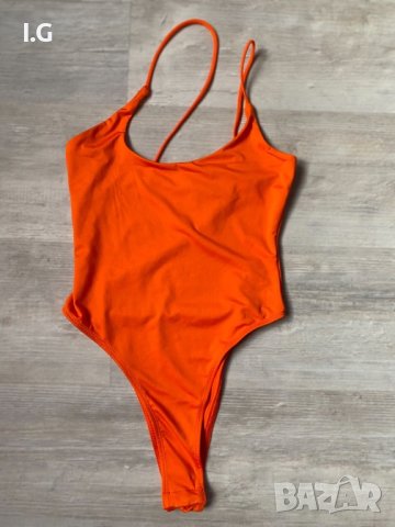 Дамско боди в оранжев цвят, снимка 3 - Корсети, бюстиета, топове - 42715466