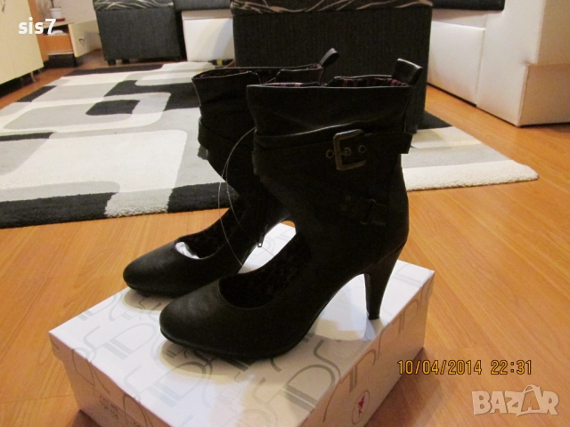 модерни обувки тип бота внос от Англия номер 40, снимка 3 - Дамски ежедневни обувки - 51951458