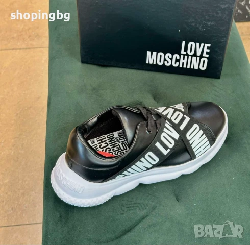 Черни сникърси Love Moschino 219 лв., снимка 2 - Кецове - 51061015