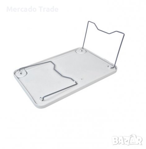 Сгъваем поднос Mercado Trade, Масичка, Универсална, Пластмаса, Бял, снимка 2 - Аксесоари за кухня - 39824567