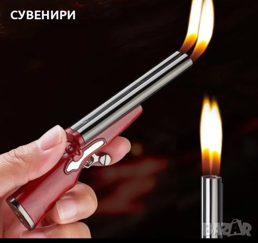 Газова запалка с формата на ловджийска пушка, снимка 13 - Запалки - 34602606