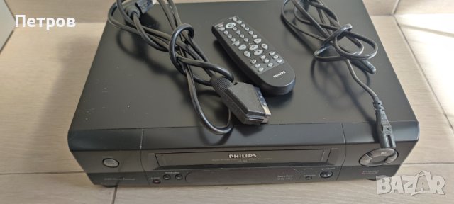 PHILIPS video VHS , снимка 2 - Плейъри, домашно кино, прожектори - 42560577