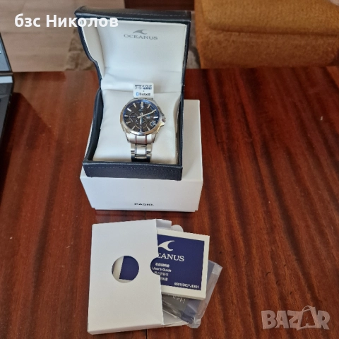 Мъжки часовник Casio Oceanus OCW-G2000-1AJF GPS,Bluetooth,Sapphire Cristal., снимка 2 - Мъжки - 52824721