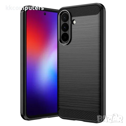 За Samsung Galaxy A27 5G TPU Калъф Carbon Fiber Brushed със Скрийн Протектор – 3 цвята