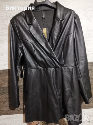 Кожен гащеризон пола панталон, снимка 5 - Гащеризони - 52201896