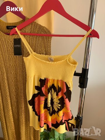 Жълт топ, снимка 10 - Корсети, бюстиета, топове - 41211268