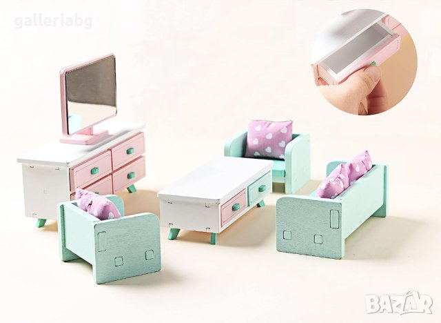 Детски мини дървен хол, всекидневна, снимка 3 - Други - 34993387