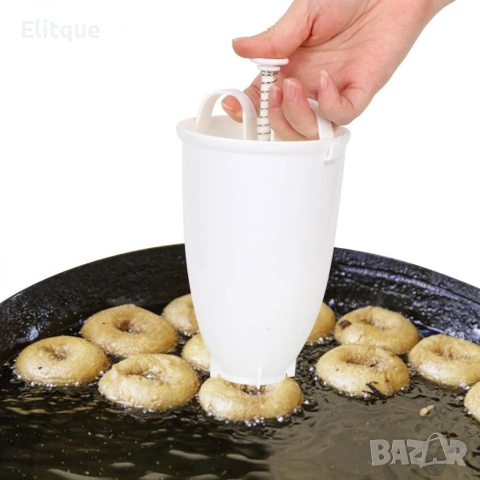 Уред – шприц за понички Donut Maker 🍩, снимка 7 - Други стоки за дома - 53271969