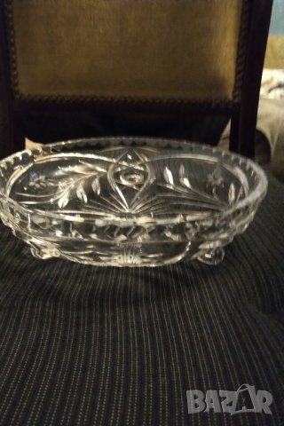 БОХЕМИЯ Кристална фруктиера , снимка 5 - Аксесоари за кухня - 35825809