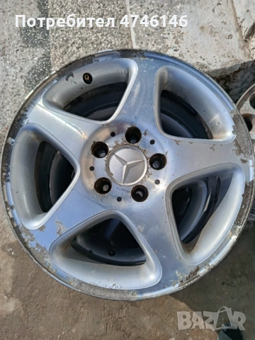 Алуминиеви джанти за Мерцедес W203, снимка 6 - Гуми и джанти - 53657424
