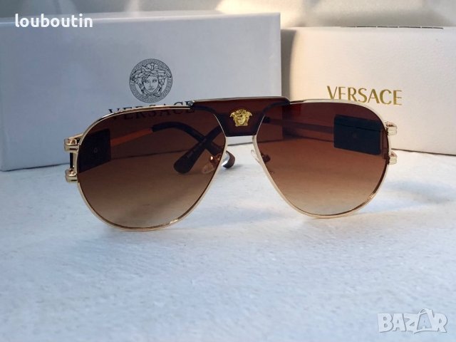 Versace VE2252 мъжки слънчеви очила авиатор унисекс дамски, снимка 10 - Слънчеви и диоптрични очила - 41839831