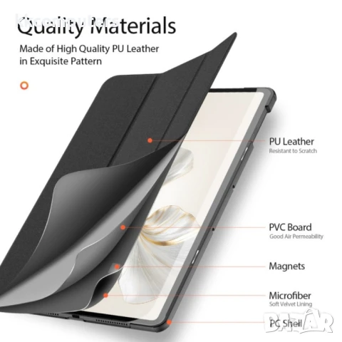 Honor Pad 9 DUX DUCIS Кожен Калъф и Протектор, снимка 5 - Калъфи, кейсове - 51027750