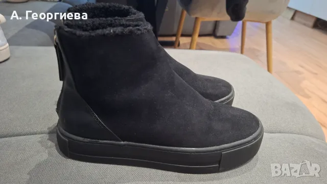 Боти HM кецове с пух