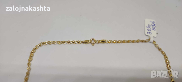 Нов Златно  колие-3,05гр/14кр, снимка 4 - Колиета, медальони, синджири - 44526506