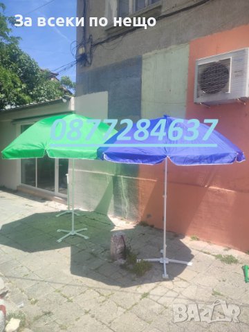 ГРАДИНСКИ ЧАДЪР, кръгъл чадър, плажен чадър, снимка 6 - Градински мебели, декорация  - 41308242