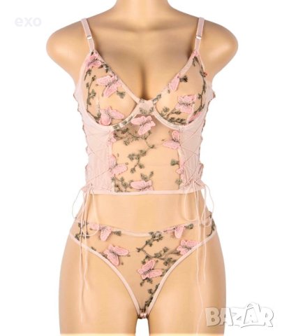 Романтично бельо, Бельо бродерия, Секси бельо, Голям размер бельо, снимка 5 - Бельо - 41063074