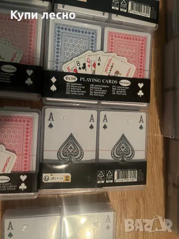 Карти за игра 2 тестета, снимка 3 - Карти за игра - 48146015