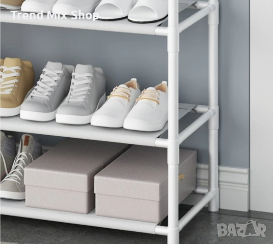 Многофункционална стойка за обувки, чанти и закачалка за връхни дрехи и др., снимка 11 - Други стоки за дома - 51479421