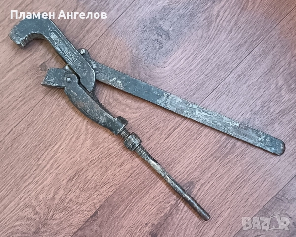 Стар тръбен ключ, снимка 5 - Ключове - 51573771