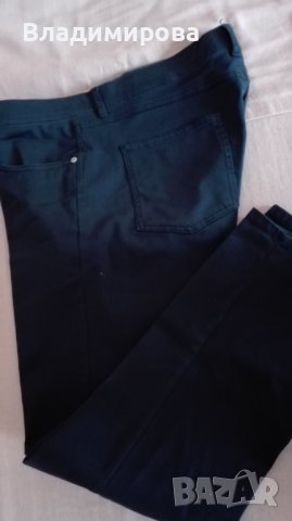 Тъмносин панталон, р-р XL , снимка 2 - Панталони - 41246017
