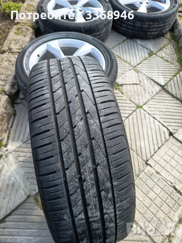 ОРИГИНАЛНИ ДЖАНТИ АУДИ 19" 5x112 с гуми 235/50/19, снимка 10 - Гуми и джанти - 53804760