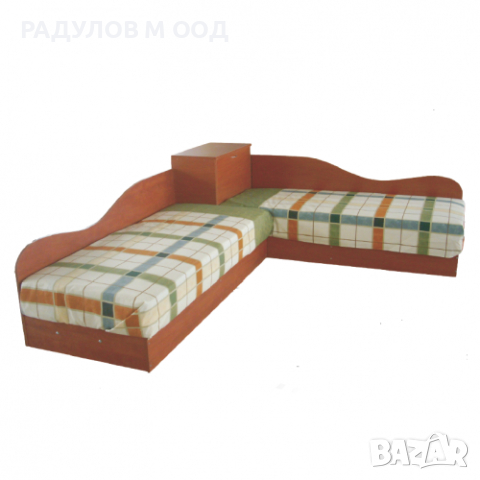Ъглови легла с ракла пдч 82/190 см / 044