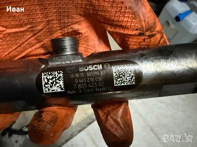 ОТЛИЧЕН Комплект Дюзи/Рейл/ Помпа/Маркучи/Трьбички за -BMW 3.0d/258hp-, снимка 12 - Части - 53843007