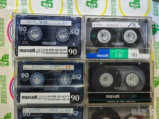 8 броя 90 минутни Maxell аудиокасети , снимка 4 - Радиокасетофони, транзистори - 53033186