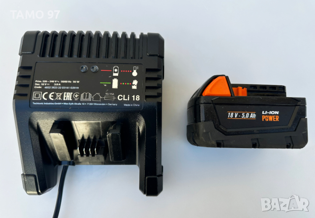 BTi A18 WKS BL - Безчетков ъглошлайф 18V 5.0Ah, снимка 7 - Други инструменти - 44914540