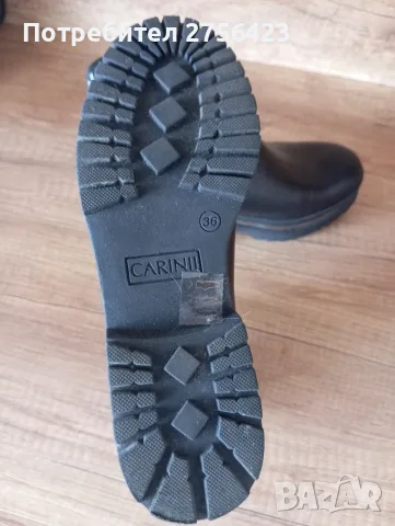 Дамски кожени боти тип челси Garini!, снимка 4 - Дамски боти - 55889637