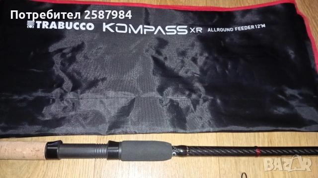 Фидер въдица Trabucco kompass xr ALLROUND FEEDER с дължина 3.60 и акция до 75 грама. , снимка 5 - Въдици - 53647706